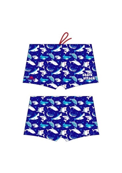 Erkek Çocuk Mayo Boxer Bb Shark Royal