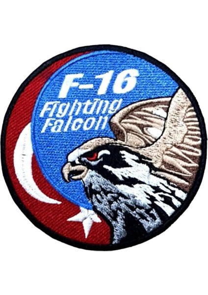 F16 Fighting Falcon Askeri Patch Yama Havacı Peç- Peç