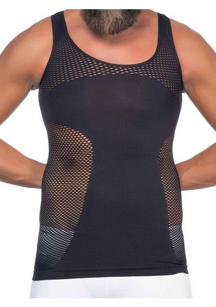 Toparlayıcı Emay Fileli Erkek Korse Atlet Siyah fiyatları