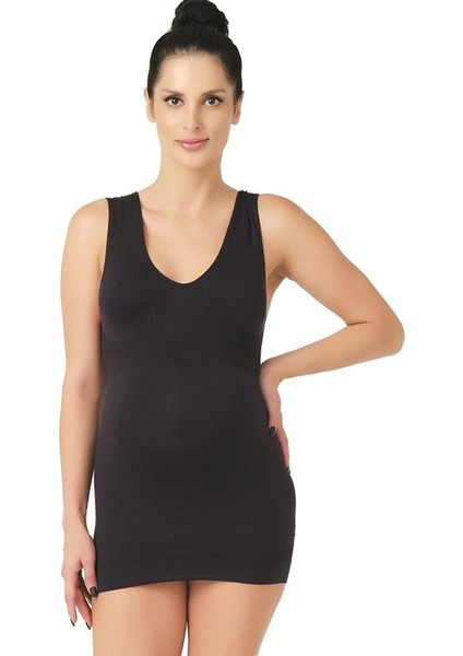 Toparlayıcı Etkili Kalın Askılı Dikişsiz Kadın Emzirme Sütyeni Atleti Siyah fiyatları