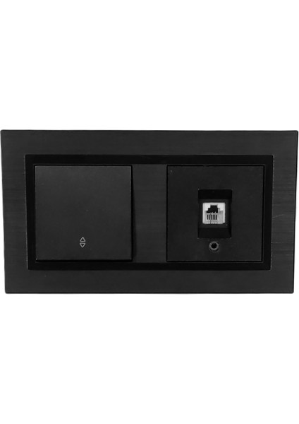 Quantum Siyah Vaviyen+Nümeris (Telefon) Prizi 2'li Set