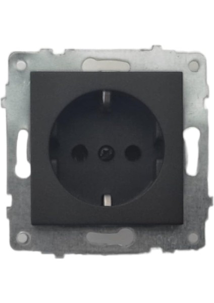 Quantum Siyah Topraklı Priz Çerçeve Dahildir fiyatları