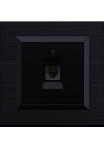 Quantum Siyah Nümeris (Telefon) Prizi Çerçeve Dahildir