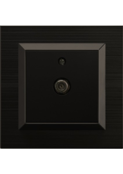 Quantum Siyah Uydu Tv Televizyon Prizi Çerçeve Dahildir