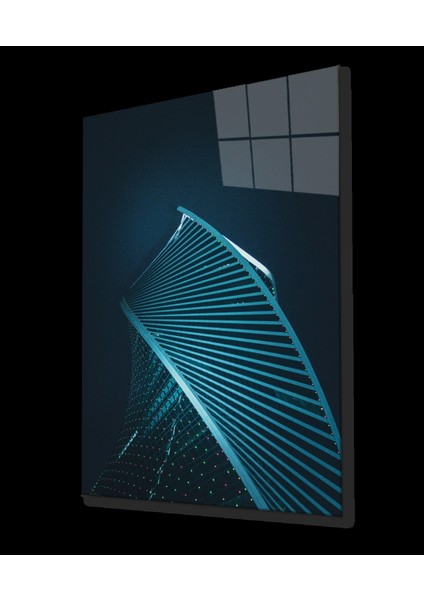 Teknoo- Geometrik Mimari Cam Tablo