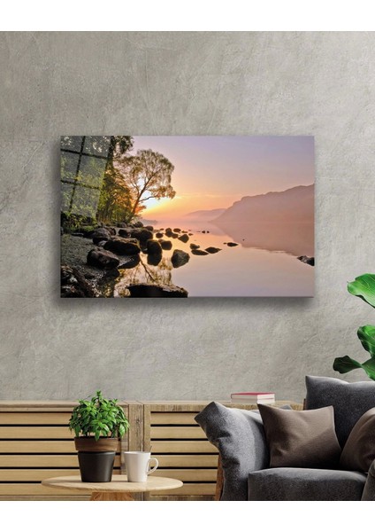 Teknoo- Gün Batımı Manzarası Cam Tablo fiyatları