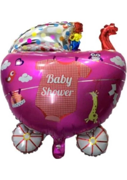 Baby Shower Yeni Doğan Kırmızı Kız Folyo Balon 45*70 cm - Kız Bebek Doğum Günü & Cinsiyet Belirleme