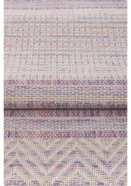 Vivaldi Lila Pembe Halı Kilim Salon Oturma Odası Yolluk Yatak Odası Koridor Halısı A0057A