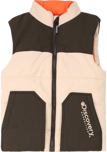 Bej Erkek Şişme Yelek D4Wb-Ylk3009