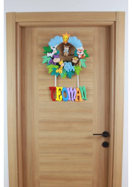 Teoman Isimli Safari Bebek ve Hastane Odası Kapı Süsü fırsatları