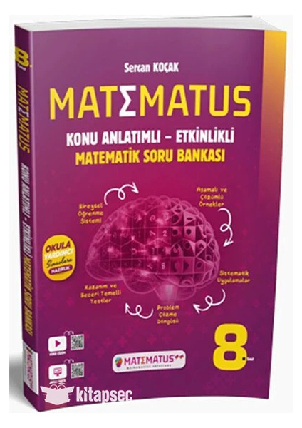 Matematus Yayınları 8. Sınıf Soru Bankası - A. Alptekin Esin