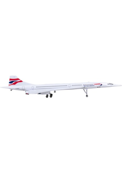 1/125 Ölçekli British Airways Concorde Model Uçak