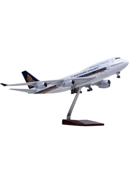 1/160 Ölçekli Singapore Airlines Airbus A380 Model Uçak