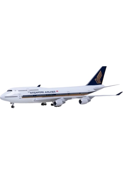 1/160 Ölçekli Singapore Airlines Airbus A380 Model Uçak