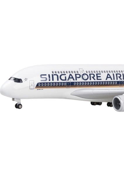 1/160 Ölçekli Singapore Airlines Airbus A380 Model Uçak