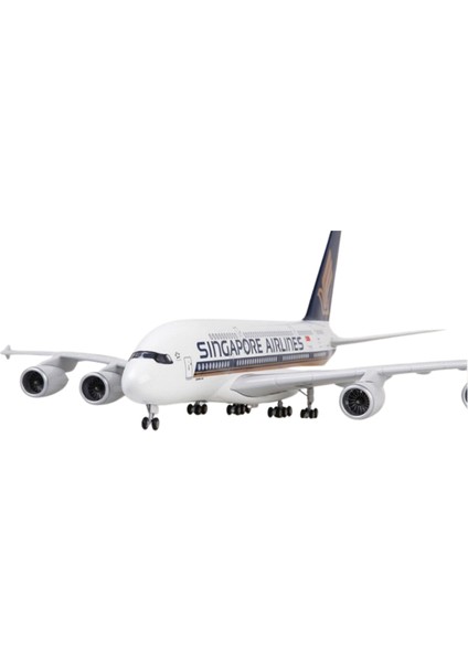 1/160 Ölçekli Singapore Airlines Airbus A380 Model Uçak