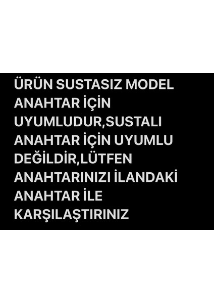 Skoda Octavia Super B Kodiaq Anahtar Kılıfı Sustasız Model