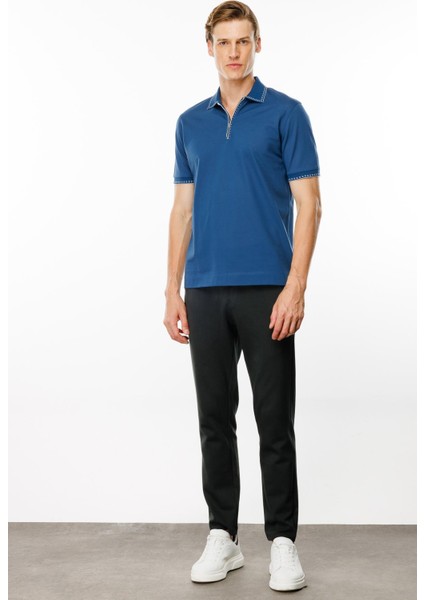 Erkek Polo Yaka Yakası Fermuarlı T-Shirt Parlement fiyatları
