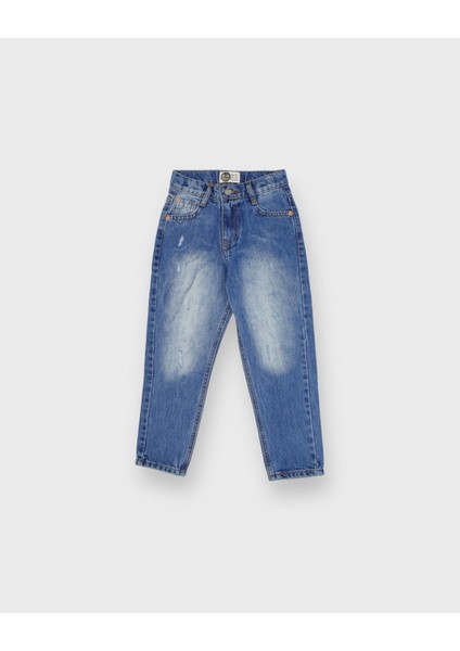 Genç Unisex Mom Jean