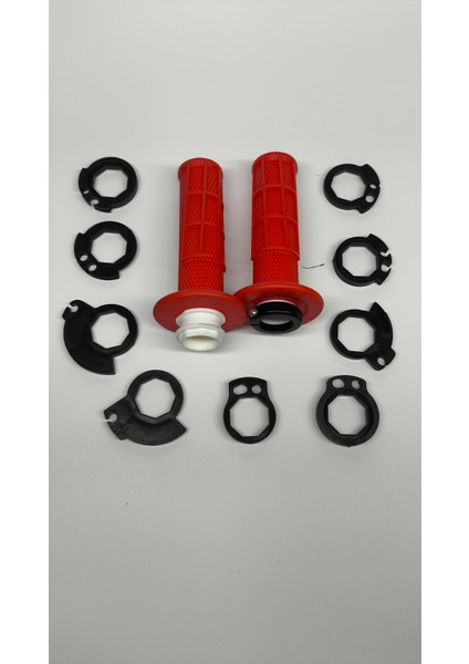 Kilitli Elcik 22MM Yumuşak Silikon Kırmızı