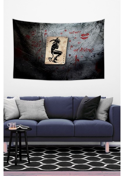 Joker Kart Duvar Örtüsü Halısı 70 x 100 cm