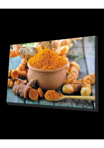Teknoo- Mutfak Tablosu Baharat Görselli Cam Tablo