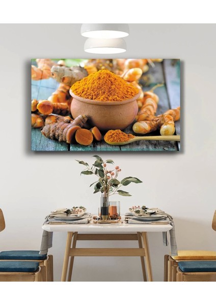 Teknoo- Mutfak Tablosu Baharat Görselli Cam Tablo fiyatları