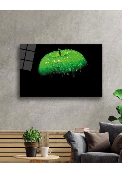 Teknoo- Yeşil Elma Cam Tablo Green Apple fiyatları