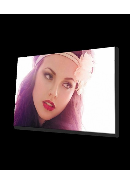 Teknoo- Kadınlar Kızıl Saç Cam Tablo