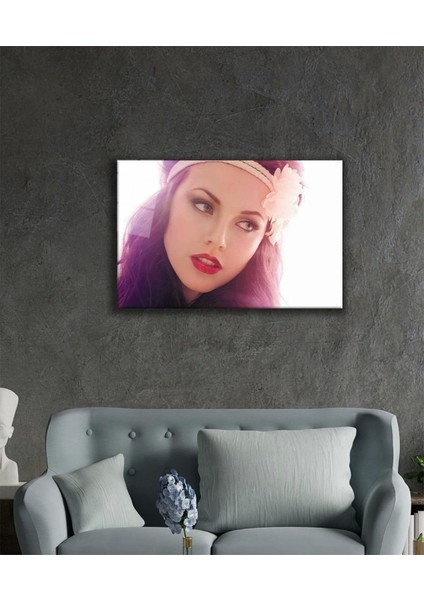 Teknoo- Kadınlar Kızıl Saç Cam Tablo fiyatları