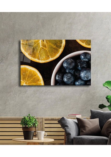 Teknoo- Limon Zeytin Cam Tablo Lemon Olive fiyatları