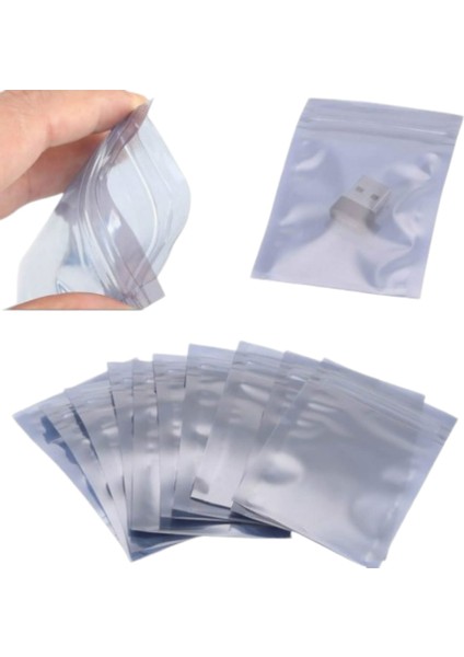 Antistatik Kilitli ve Şeffaf Esd Poşet - 100 Adet - 18X26CM fiyatları