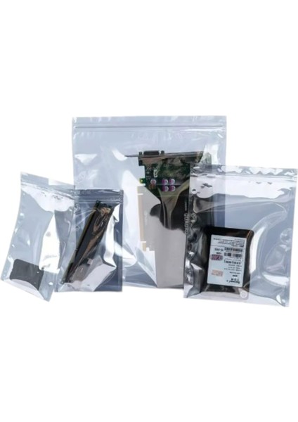 Antistatik Kilitli ve Şeffaf Esd Poşet - 100 Adet - 18X26CM indirimleri
