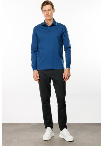 Erkek Polo Yaka Uzun Kollu Sweatshirt Parlement fiyatları