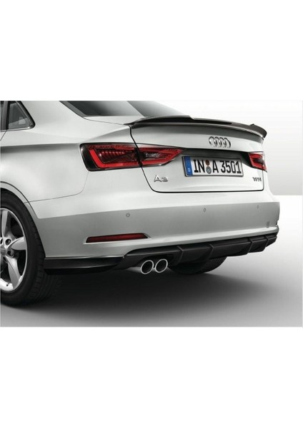 Audi a3 sedan bagaj üstü spoiler votex 8v pianoblack boyalı yarasa