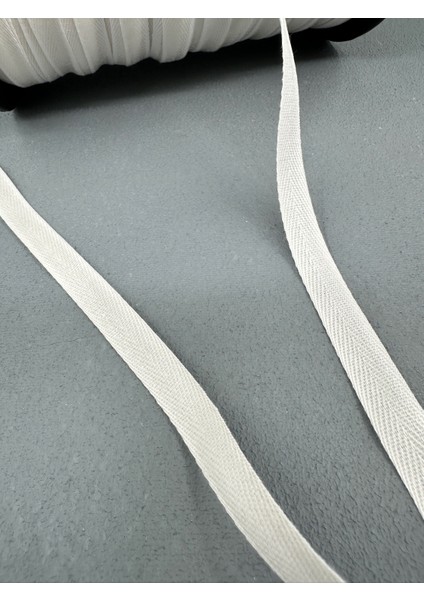1 cm Silikonlu Balıksırtı Şerit-5 Metre (Beyaz) fiyatları