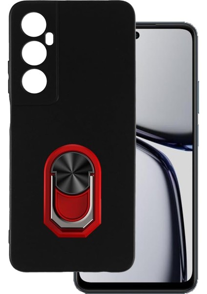 Realme C65 4g Kılıf Kamera Korumalı Kickstand Yüzüklü Silikon
