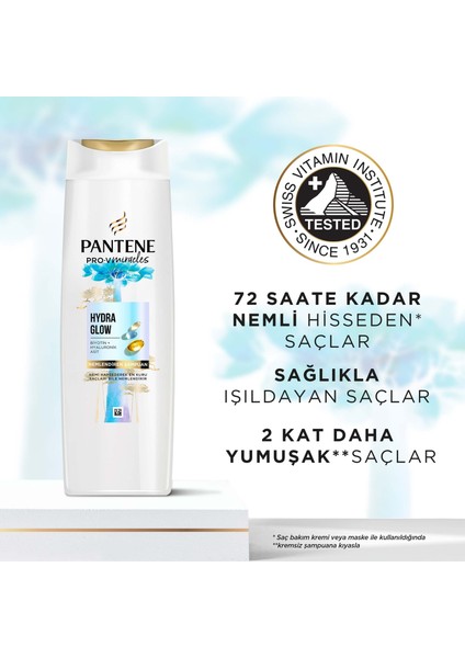 PANTENE PRO-V MIRACLES Hydra Glow Nemlendirici Şampuan Kuru Saçlar için 325ML