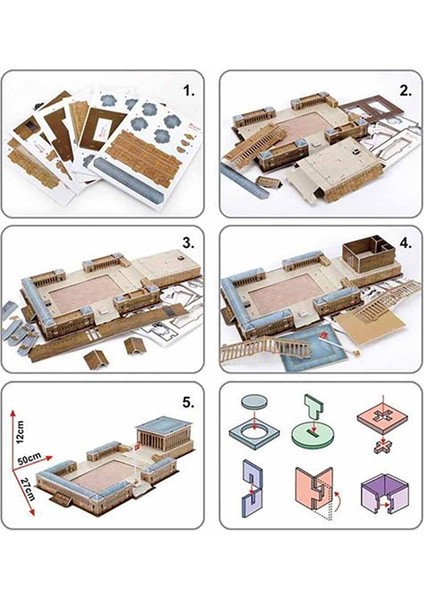 Cubic Fun 3D Puzzle 59 Parça Anıtkabir