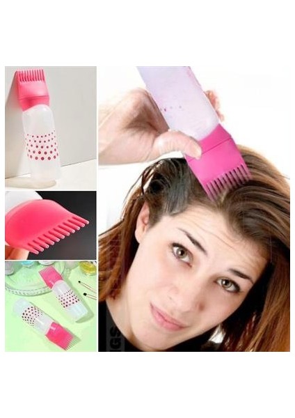 Saç Boyama Aparatı Taraklı Saç Bakımı Krem Saç Yağı Uygulama Aparatı