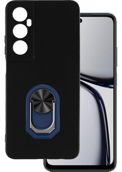 Realme C65 4g Kılıf Kamera Korumalı Kickstand Yüzüklü Silikon