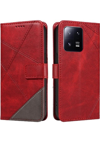 Xiaomi 13 Pro ve Elmas Telefon ile Kart Yuvası Yüksek Kalite Için Flip Case (Yurt Dışından)