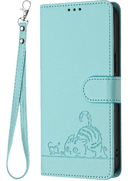 Xiaomi 12 Lite Kedi Rfıd Kart Yuvası Tutucu Için Kickstand Cüzdan Flip (Yurt Dışından) indirimleri