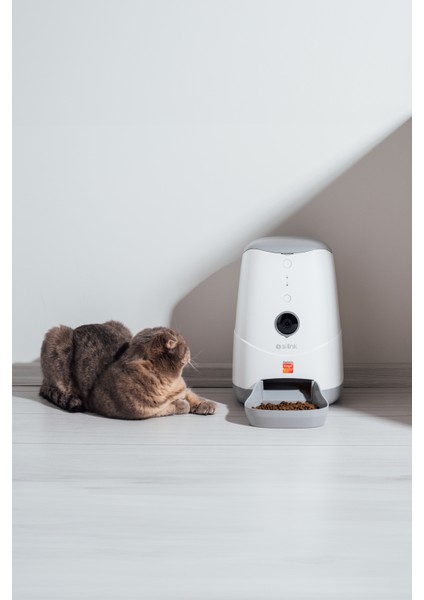 S-link Sl-20 Kameralı Akıllı Otomatik Mama Kabı Kedi Köpek Pet Besleyici Yem Kabı, Smart Feeder