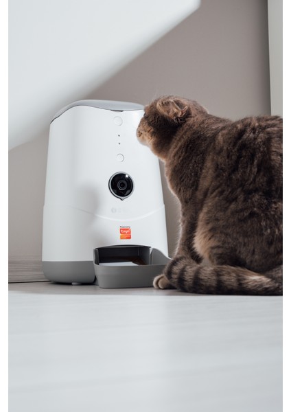 S-link Sl-20 Kameralı Akıllı Otomatik Mama Kabı Kedi Köpek Pet Besleyici Yem Kabı, Smart Feeder