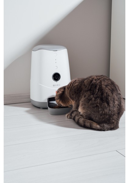 S-link Sl-20 Kameralı Akıllı Otomatik Mama Kabı Kedi Köpek Pet Besleyici Yem Kabı, Smart Feeder