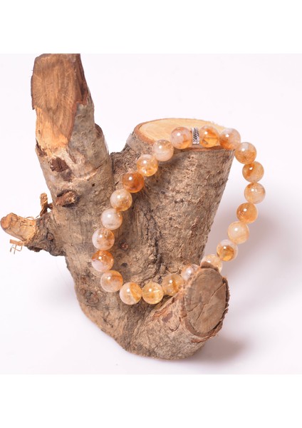 Sitrin Taşı Bileklik (8 Mm)