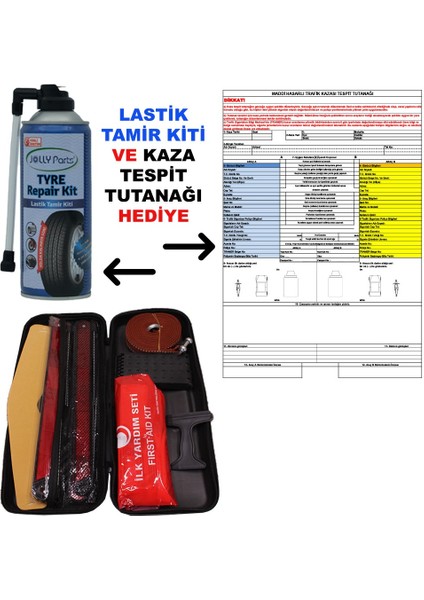 Evatrafik Seti Ilkyardım Çantası modelleri