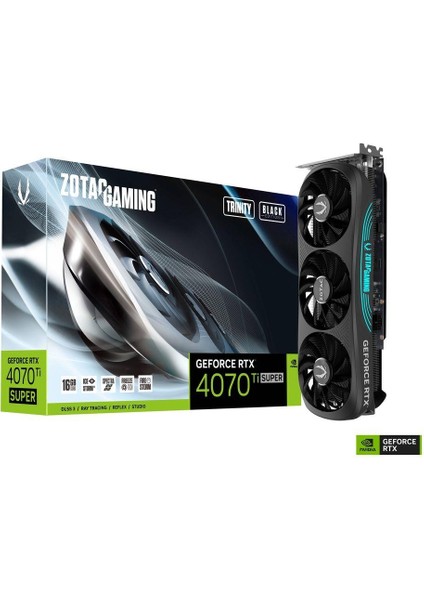 Rtx 4070 Ti Super Trınıty Black 16GB ZT-D40730D-10P GDDR6X Ekran Kartı