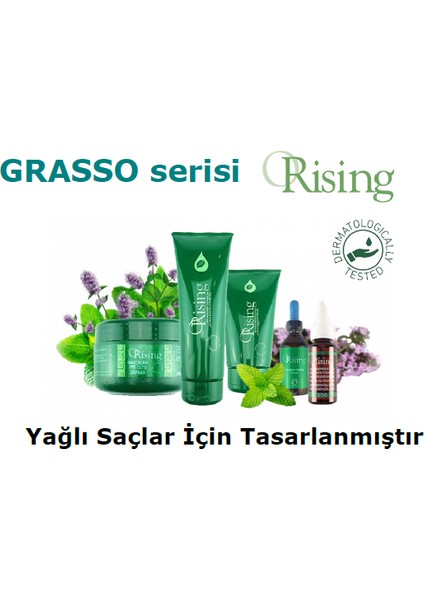 Grasso - Yağlı Saçlar Için Saç Bakım Seti: Şampuan & Saç Losyonu